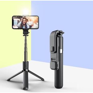 L03S Bluetooth Fill Light Tripod Integrated Selfie Stick (Black)