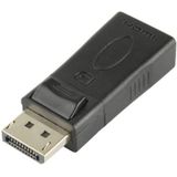 Display Poort mannetje naar HDMI vrouwtje Adapter(zwart)