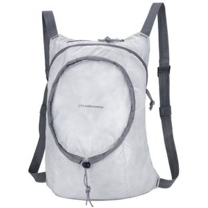 Nylon waterdichte opvouwbare rugzak vrouwen mannen reizen Portable comfort lichtgewicht opslag vouwen tas (wit)