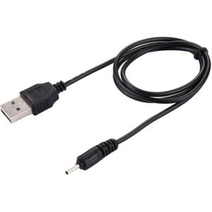 USB naar 2.0mm DC Oplaad Kabel  Lengte: 65cm