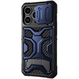 Voor iPhone 14 Pro NILLKIN Sliding Camera Cover Design TPU + PC Phone Case (Blauw)