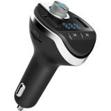 T20 Auto FM-zender Handsfree Car Kit Audio-ontvanger voor Muziek LCD MP3-speler Dual USB Auto Charger