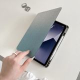 Voor iPad Pro 11 2022 / 2021 / 2020 Gradint glitter magnetische split lederen tablet hoes