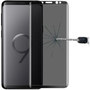 Voor Galaxy S9 PLUS 0.3mm 9H oppervlaktehardheid 3D Privacy Anti-Glare getemperd glas beschermende folie (zwart)