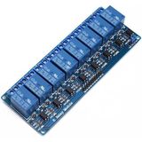 HW-281A DC 5V 8-kanaals Relais Expansion Board Module Configuratiescherm met indicator PLC RELAY