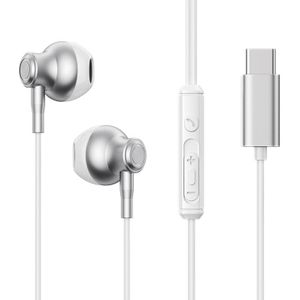 JOYRO0M JR-EC07 Type-C metalen half in-ear bedrade oortelefoon  lengte: 1 2 m