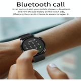 Q3 Max 1 36 inch kleurenscherm Smart Watch  siliconen band  ondersteuning voor hartslagmeting / bloeddrukmeting