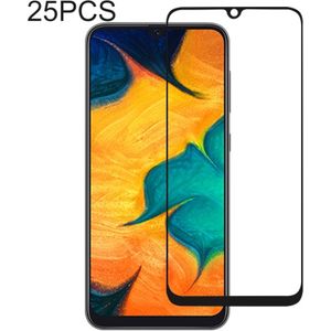 25 stuks volledige lijm volledige cover Screen Protector gehard glas film voor Galaxy A30 & A50 & M30 & A40S