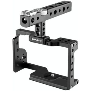 PULUZ Video Camera Cage Stabilisator met handvat voor Sony A6600 / ILCE-6600(Zwart)