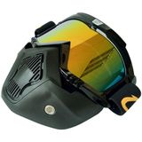 Motorhelm masker rijden bril Set buiten Wind en zand resistente Off-road Harley Goggles verwijderbare Masks(Colour)