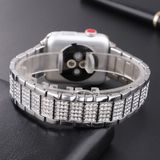 Drie parels met Diamond Armbanden voor Apple Watch serie 4 & 3 & 2 & 1 42 mm & 44mm(Silver)
