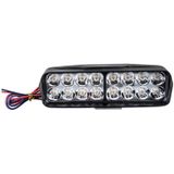 2 stks MK-265 Motorfiets Karakter Schieten Lichte Auxiliary Day Running Light  Style: 16 LED's