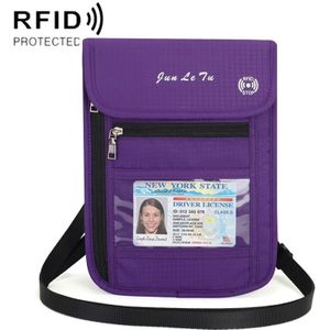 Junletu Multifunctionele Messenger RFID Anti-diefstal Paspoort Opbergtas