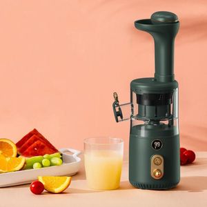 BP314 45W Squeeze Fruit Juicer Retro Small Juice Machine(Ink Green)
