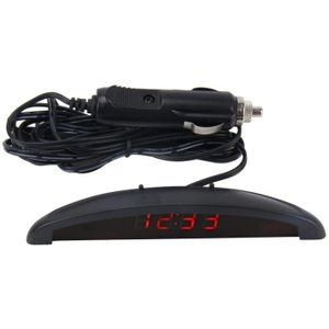 2 in 1 auto LED digitale display thermometer klok