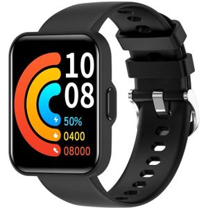 E21 1.69 Inch Kleurenscherm Smart Watch  IP68 Waterdicht  Ondersteuning Hartslag Monitoring / Bloeddruk Monitoring / Bloed Oxygen Monitoring / Slaap Monitoring / Vrouwelijke Fysiologie Herinnering (Zwart)