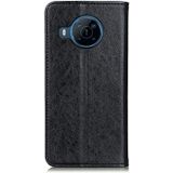 For Nokia X100 Magnetic Crazy Horse Texture Leather Phone Case(Black)