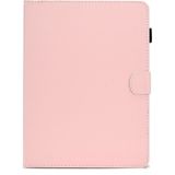 Voor 10 inch Solid Color Tablet PC Universal Magnetic Horizontal Flip Leather Case met kaartslots & houder(roze)