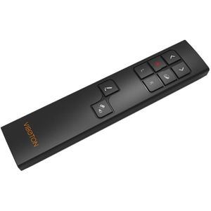 VIBOTON PP930 2.4GHz draadloze Presenter / afstandsbediening / laserpen voor PowerPoint  werkt tot op een afstand van 30 meter (zwart)