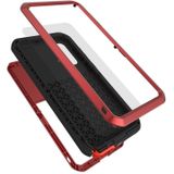 Voor Galaxy A50s LOVE MEI Metal Shockproof Waterproof Dustproof Protective Case (Red)