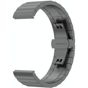 For Honor Watch GS 3 22 mm stalen vlindergesp horlogeband met n kraal