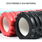 45cm 6 stks/set EVA Hollow Foam Roller Spier Ontspanning Roller Yoga Kolom Set Fitness Apparatuur (Oranje)