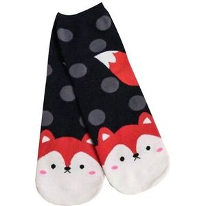 10 Paren Unisex kinderen mooie honden Sokken schattige cartoon stijl Fashion Cotton Printing Tube Socks (Navy)