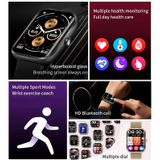 AK58 1 96 inch scherm Bluetooth smartwatch  stalen band  ondersteuning voor gezondheidsmonitoring en 100+ sportmodi