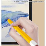 For Samsung Galaxy Tab S6 Lite P610/P615 LOVE MEI Soft Silicone Stylus Pen Protective Case(Yellow)