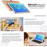 BDF K107 3G Telefoontje Tablet PC 10.1 inch  2GB+32GB  Android 9.0 MTK6735 Quad Core  Ondersteuning Dual SIM  EU Plug (Wit)