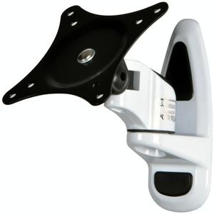 Gibbon Mounts FE110W Computer Monitor Wall Mount Universal Swivel Bracket (White)