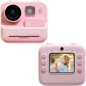 Kinderen Instant Print Camera 4800W Pixel 2-Inch Scherm Dual Lens Fotografie Camera (Zonder Geheugenkaart Roze)