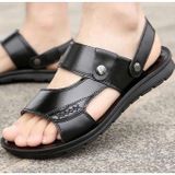 Antislip buitenkleding Dual-gebruik Sandalen Slippers Mannen Casual Strandschoenen  Grootte: 43 (Zwart)