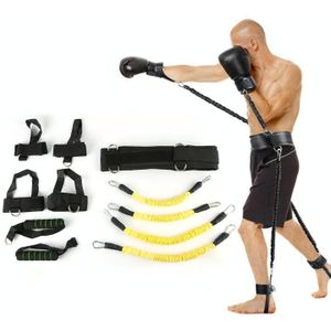 Bounce Trainer Fitness Resistance Band Boxing Pak Latex Buis Tension Touw Been Taille Trainer  Gewicht: 100 pond