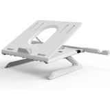 Multifunctionele opvouwbare notebook monitor verhoging rack  kleur: statief (wit)