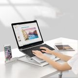 Multifunctionele opvouwbare notebook monitor verhoging rack  kleur: statief (wit)