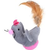 3 STKS huisdier kat hond speelgoed pluche tuimelaar valse dieren interactieve teaser Toy (vogel)