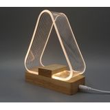 USB Simple Study Desk Lamp LED Acryl Night Light