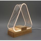 USB Simple Study Desk Lamp LED Acryl Night Light