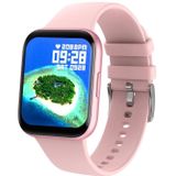 P25 1.69 Inch Kleurenscherm Smart Watch  IP68 Waterdicht  Ondersteuning Hartslag Monitoring / Bloeddruk Monitoring / Bloed Oxygen Monitoring / Slaapmonitoring (Roze)