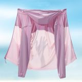 UPF40+ heren en dames zomer hoge elasticiteit ijszijde zonnebrandcrme kleding sportjas  maat: XXL (lichtgroen-vrouwelijk)
