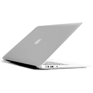 MacBook Air 11.6 inch 4 in 1 Frosted patroon Hardshell ENKAY behuizing met ultra-dun TPU toetsenbord Cover en afsluitende poort pluggen Wit