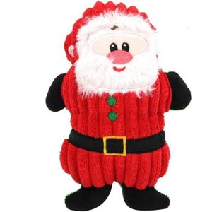 WJ084 Christmas Santa Claus huisdier hond speelgoed Chew squeaker huisdier pluche speelgoed (Santa Claus)