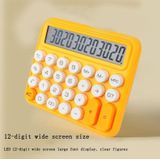 12-cijferige mechanische toetsenbordcalculator Leuke rekenmachine met grote knoppen