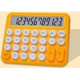 12-cijferige mechanische toetsenbordcalculator Leuke rekenmachine met grote knoppen