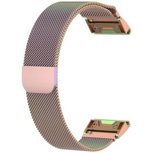 Voor Garmin Fenix 5S Milanese Vervanging Polsband Watchband (Kleurrijk)