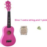 HM100 21 inch Basswood Ukulele kinderen verlichting muziekinstrument (Magenta)