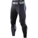 SIGETU Men Fitness Sneldrogende stretchbroek (kleur:zwartgrijs formaat:S)