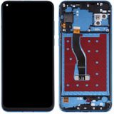 LCD-scherm en digitizer volledige assemblage met frame voor Huawei Nova 4 (Blauw)