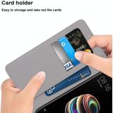 Voor Huawei Honor 9 Gekleurde tekening kruistextuur Horizontale Flip PU Lederen case met Holder & Card Slots & Wallet & Lanyard(Green Lemon)